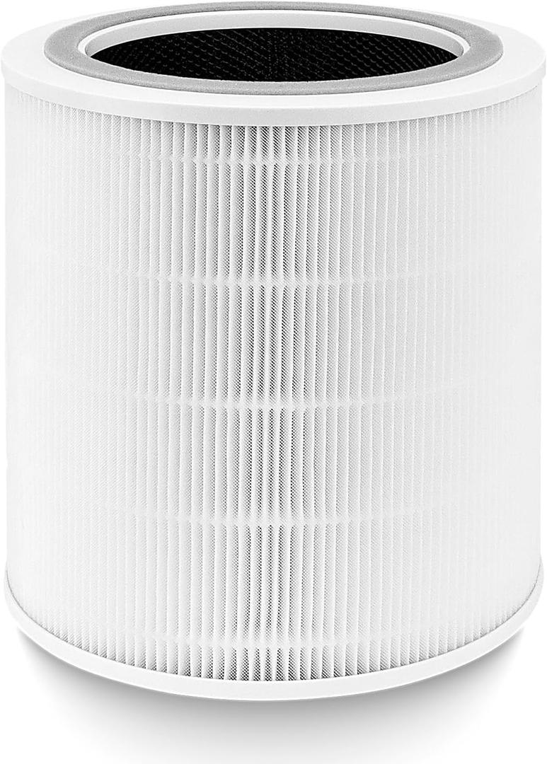 Core 400S Replacement Filter for LEVOIT Core 400S, Core 400S-P, Core400S-RF, Smart WiFi Air Purifier, 3-in-1 True HEPA Activated Carbon Filter, 1 Pack, White by APPLIANCEMATES