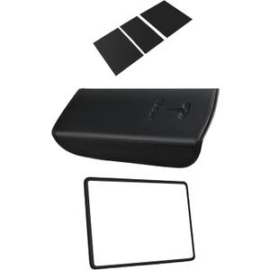 Center Console Cover 3Pcs Designed for Refresh Model 3 2024-2027/Model Y Juniper 2026,Center Console Accessories for Model 3/Y Refresh 2026 Interior Black