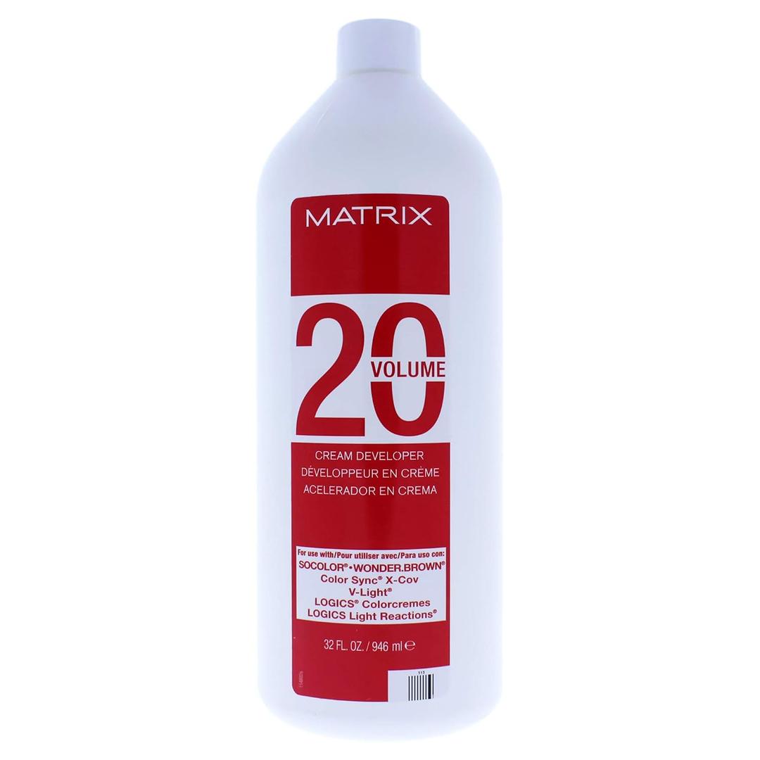 Matrix 20 Volume Cream Developer for Unisex, 32 Fl Oz