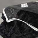 Electric Heated Blanket Full Size 72"x84",Fast Heating Throw, Soft Plush Microplush for Bed & Couch, 10 Hours Auto Off & 4 Heating Levels, Machine Washable, Gifts for Grandma & Family-Black