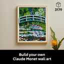 LEGO Art Claude Monet Bridge Over a Pond of Water Lilies - Building Sets for Adults, Ages 18+ - Wall Decor for Living Room or Home Office - Gift for Women & Men - 31220