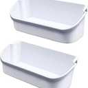2 PACK UPGRADED 240356401 Refrigerator Door Bin Compatible with Frigidaire Door Shelf Replacement Parts FFSS2614QE6A, FFSS2614QS4A, FFHS2611PFEA, Replace 240356402, AP2116036, PS430121