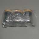 NETANY 4-pack 16oz Glass jars with Airtight Lids, Overnight Oats Containers with Bamboo Lids, Wide mouth Mason Salad jars, Glass Food Storage Containers for Snacks Yogurt Spice Sugar