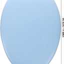 ARTIBETTER Elongated Foam Toilet Seat Soft Cushion Bathroom Toilet Part Thick Durable Soft Padded Seat Easy Clean 17.91X13.77X1.57 Inch