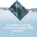 Pattern Printed Soft Microfiber Cleaning Cloths 4 Pieces for Eyeglasses (Patterns Randomly Sent), Camera Kens, Cell Phones, CD, DVD, Computers, Tablets, Laptops, Telescope, LCD Screens