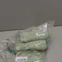 Hand Towels Set of 3 Leaf Pattern 100% Cotton Absorbent Soft Decorative Towel for Bathroom Kitchen Home Hotel Beach, 29.1 x 13.4 Inch (3 Green)