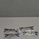 Gaoye 2.5 Executive Style Reading Glasses Men - Durable Readers with Blue Light Filtering- Comfortable Fit with TR90 Frames, Set of 2