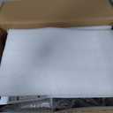8" White Dryer Vent Cover - 304 Stainless Steel Wall Cap, Screen and Damper