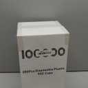 I00000 200pcs Silver Disposable Plastic Cups 9 oz Clear Plastic Cups Old Fashioned Tumblers Silver Rim Cup Disposable Party Cup Elegant Silver Wine Glasses Cocktail Cup