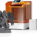 Creality Halot-X1 Combo Resin 3D Printer, 10.1" 16K Mono LCD, 14×19 μm, 170 mm/h High-Speed Printing, Intelligent Resin Management, Fully Assembled Auto Leveling, Large Print Size 8.33*4.66*7.87 in