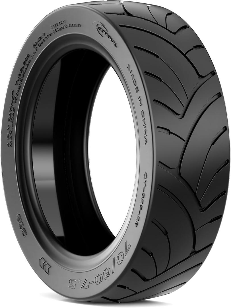 11-Inch 70/60-7.5 Self-Sealing Tubeless Tire Compatible with Segway Ninebot MAX G3 KickScooter, Non-Slip Jelly Vacuum Outer Tyre, Original Replacement Wheel, Off-Road Tryes Wheel Parts Accessories