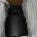 TriTrust Exhaust Tip, 2.5-3 inch inlet adjustable,Fit 2.5''/2.75''/3'' Outer diameter Tailpipe, 4.5'' Outlet 7'' Long Muffler Tip, Black Powder Coated Stainless Steel Tail Tip