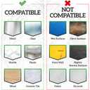 2 x WickedGood Mounting Tape (1" x 60"), Double Sided Adhesive Tape, Heavy Duty Indoor & Outdoor Tape, Waterproof (Clear) (WGA-PET-1X60)