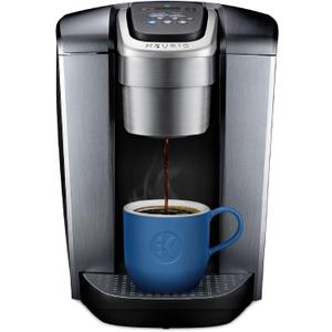 Keurig K-Elite Single Serve K-Cup Pod Coffee Maker, with Strength and Temperature Control, Iced Coffee Capability, 8 to 12oz Brew Size, Programmable, Brushed Silver