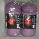 Red Heart Super Saver Jumbo Yarn for Crocheting, Orchid, 2-Pack