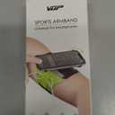 VUP Running Armband 360Rotatable for iPhone 17/16/15/14/13/Pro Max/Pro/Mini/12/11/SE/Xs/XR/X/8/7/Plus, Fits All 4-6.7 Inch Smartphones, with Key Holder Phone Armband for Running Hiking Biking (Black)