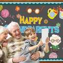 Happy Grandparents Day Photography Backdrop Best Grandpa Grandma Party Decoration Love Grandparents Family Holiday School Decor 7x5ft