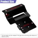 Throttle Top Plate Kit Engine Motor Mount Compatible with Predator 212 224cc 196cc GX200 GX160 GX140 Engine Coleman CT200U CT200U-EX BT200X KT196 Baja Trailmaster MB200 Mini Bike Go Kart Parts