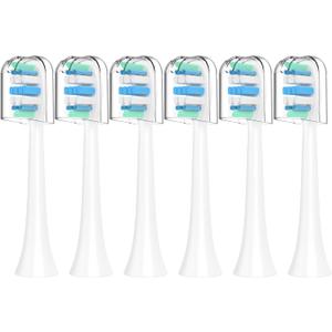 Electric Toothbrush Heads for Philips Sonicare Replacement Heads C1,C2,G2,4100,W,Replacement Brush Head Compatible with Phillips Sonicare Electric Toothbrushes C2,C1,G2,for Sonic Care Brush,6 Pcs