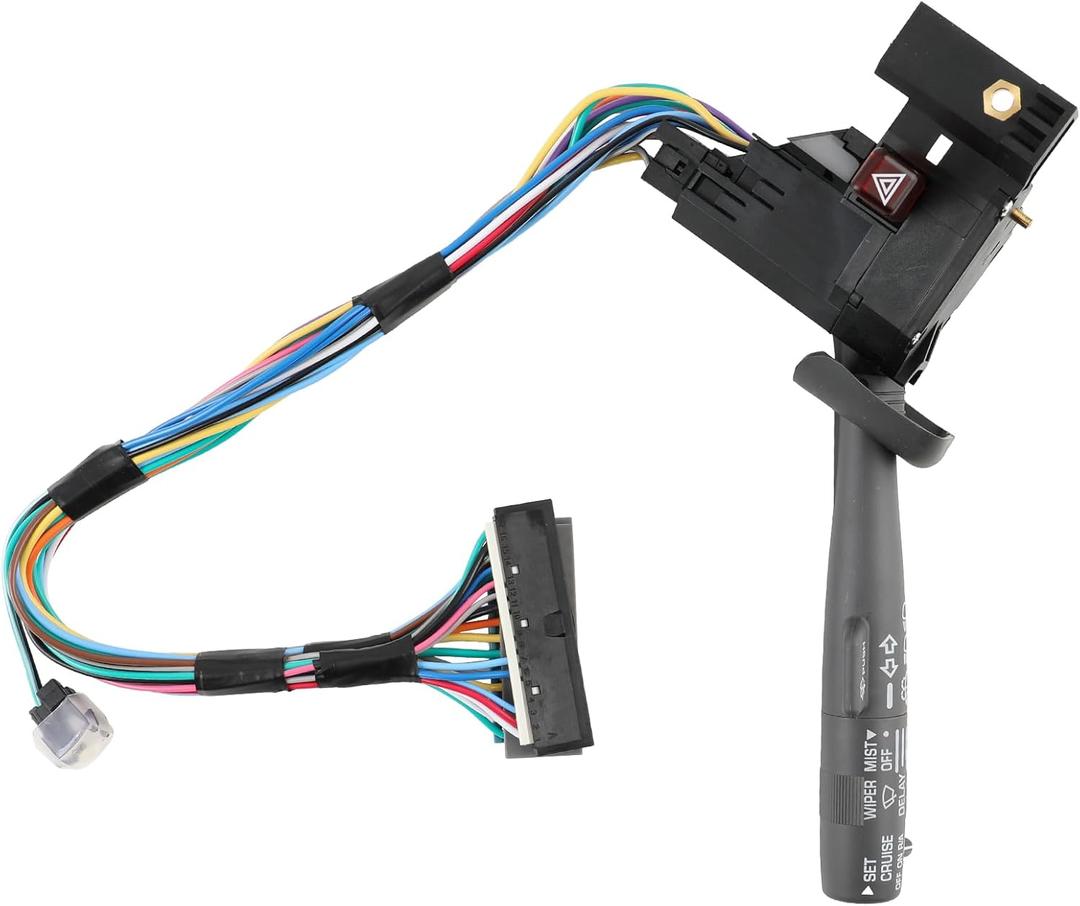 Turn Signal Switch Compatible with Chevy Tahoe S10 C1500 C2500 Compatible with GMC C1500 K1500 Replaces 2330814 26100985 26036312 26047330 26054727 D826A Windshield Wiper Hazard Cruise Switch
