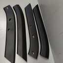 4PCS D-Pillar Guard Plate Protector Cover for Ford for Bronco 2021-2023 Off-Road Version PP Bumper Strip Decoration