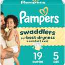 Pampers Baby Diapers - Swaddlers - Size 5, 19 Count, Ultra Absorbent Disposable Infant Diaper