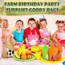 Sweetude 36 Pcs Farm Animal Party Favor Bags Barnyard Gift Goodie Treat Bags for Kids Farmhouse Reusable Non Woven Bag