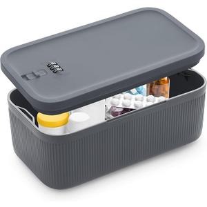 Storage Box, Lock Box with Combination Code for Phone/Medicine Safe/Food Home/Refrigerator/Office/Personal Items/Travel/Gift
