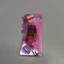 Barbie Extra Mini Minis Doll with Burgundy Hair, Red Ruffle Dress, Sunglasses & Accessories & Stand, 3.25-inch