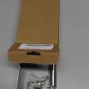 Brushed Nickel Toilet Paper Holder, Adhesive or Screw Toilet Roll Holder Wall Mount, SUS304 Stainless Steel Double Post Pivoting Toilet Roll Holder for Bathroom, Kitchen, Washroom