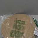 Round Burlap Placemats Set of 30 Boho Braided Table Mats Rustic Farmhouse Woven Placemat Brown Circle Heat Resistant Jute Placemats for Wedding Party Kitchen Dining Table Decor - 12 Inch Brown