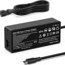 90W 65W USB-C Laptop Charger for HP Spectre x360, Dell XPS 13 Precision 3540, Lenovo IdeaPad Series with DC USB C Fast Charging Adapter Power Supply Cord