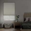 DEZ FURNISHINGS Cordless 1.5" Blackout Cellular Shade, Energy Saver, 28.5" W x 54" H, Alabaster