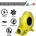 Zoom Blowers Portable Air Pump for Inflatables - Energy Efficient High Power Compact Residential Air Blower for Bounce Houses, Slide Combos, Water Slides and Obstacle Course for Kids