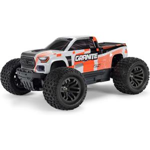 ARRMA RC Truck 1/10 Granite 4X4 RTR Brushed Monster Truck, Orange, RTR (Battery and Charger Not Included) ARA4202V4T3