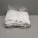 Simple&Opulence 100% Linen Throw Blanket 55x75 inches, Farmhouse Boho Tassel Blanket for Couch, Bed, Sofa, Breathable Natural Cozy Dcor, White