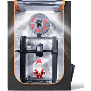 3D Printer Enclosure with LED Lighting, Fireproof Dustproof Tent Constant Temperature Protective Cover for Creality Ender 3 V3 SE/KE/Ender 3/Ender 3 Pro/Ender 3V2/Ender 3S1/Neo/Anycubic Elegoo, Medium