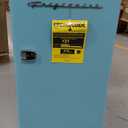 FRIGIDAIRE EFR372-BLUE 3.2 Cu Ft Blue Retro Compact Rounded Corner Premium Mini Fridge, 18.5 x 20 x 31.5 inches