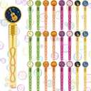 Set of 2 Packs, 24 Pcs Mexican Fiesta Party Bubble Wands, Fiesta Cinco De Mayo Party Favors, Bubbles Stick Bulk for Fiesta Taco Themed Birthday Party Decorations Supplies, 8 Styles