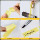 NBTAPE 3T Painters Tape 8 Rolls, (0.7/1.4 Inch  55 Yards) Yellow Masking Tape, General Purpose, Painters Tape for Wall, Painting, DIY, Spray Paint, Crafts, Labeling and Artistic Creation