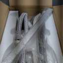 Steamer for Clothes,1800W Standing Garment Steamer with Adjustable Double Rod,Flat and Hanging Ironing,Clothes Steamers with 10 Ironing Modes,30s Fast Heat-up (White gold)