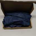 Amazon Basics Waffle Weave Shower Curtain, 72" x 72", Navy Blue