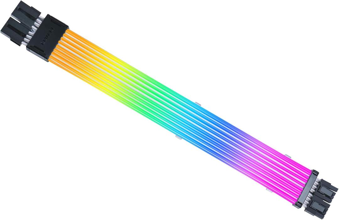 Lian Li Strimer Wireless 8 Pin (PW8-1W) - Addressable RGB Power Extension Cable - 2.4GHz Wireless Control - Wireless Controller NOT Included and it is Required.