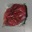 Mr. Pen- Small Christmas Tree Skirt 24 inch, Red Sequin Tree Skirt