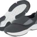 ORTOREX Men Orthopedic Diabetic Walking Shoes Edema Shoes for Swollen Feet (12, Grey)