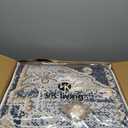 VK VKLIVING Machine Washable Rug 9'x12' Vintage Design Washable Area Rugs with Non Slip Rugs for Living Room Bedroom Traditional Woven Rug Carprt Stain Resistant, Dining Office Boho Rug, Brown&Black