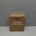 Pewfugu Airplane Seat Cushion for Long Flights, Inflatable & Portable Travel Cushion for Tailbone Pain Relief, Pressure Relief Car Seat Cushion for Office Chair and Wheelchair Use (Square)