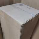 Amazon Basics Square Waste Container, Open Top, Space Saving, 25 Gallons, Grey, Pack of 2
