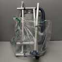 PELEGON Toilet Safety Rails (350 lb) - Adjustable Toilet Safety Frame & Rails, Toilet Safety Rail for Elderly Adults, Toilet Handles for Seniors, Toilet Bars for Elderly & Handicap (Dark Blue)