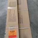 Ritsu Outdoor Storage Shed, Outdoor Garden Shed for Bike, Trash Can, Machine, Galvanized Steel, Outdoor Shed with Lockable Door for Backyard, Patio, Lawn (6.5x4.2ft, Black)